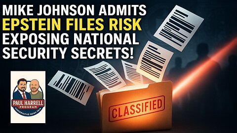 Mike Johnson Admits Epstein Files Risk Exposing National Security Secrets!