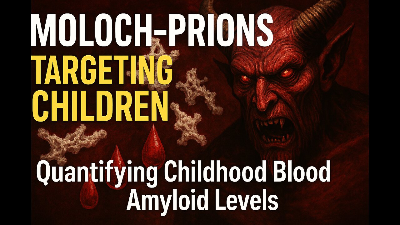 Moloch-PRIONS Targeting Children: Quantifying Childhood Blood Amyloid Levels