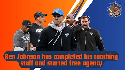 Ben Johnson has completed his coaching staff