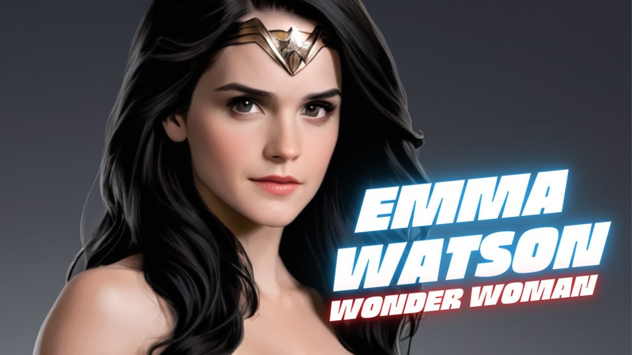 Emma Watson Wonder Woman Cosplay, AI image generated, Lookbook Art Girl #aiartwork #lookbook