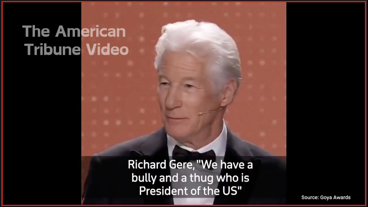 Watch: Irrelevant, Woke Actor Richard Gere Goes on INSANE TDS-Fueled Rant