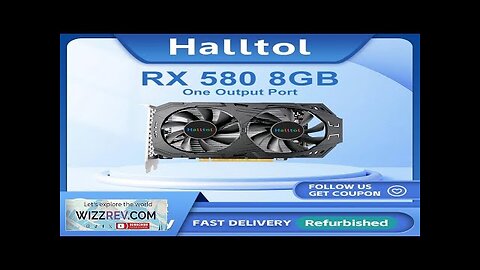 Halltol RX580 8 GB 2048 SP Graphics Card RX588 GPU 8G Gaming Review