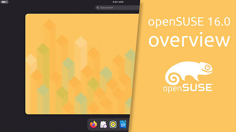 openSUSE 16.0 Leap overview | The makers' choice for sysadmins, developers and desktop users.