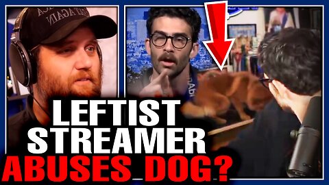 Leftist Hasan Piker Hurts His Dog LIVE On Twitch! Radical Leftist Hurts Poor Dog With Shock Collar