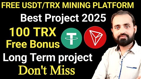 100 TRX Free Bonus | New Best Long Term TRX Mining Platform | Free TRX Mining Site