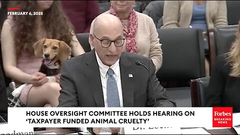 BREAKING NEWS: 'Taxpayer-Funded Animal Cruelty' Probed In Oversight Cmte Hearing Led By Nancy Mace