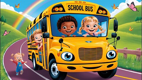 Wheels on the bus in a town|Kids adventure vedios|#nurseryrhymes|#car|#cartoon|#bus|#wheelsonthebus