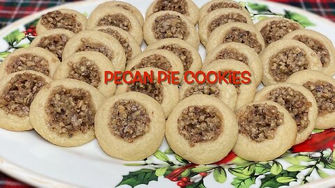 Pecan Pie Cookies | Perfect Dessert for those who like Pecan Pie, but not the Syrupy Center!