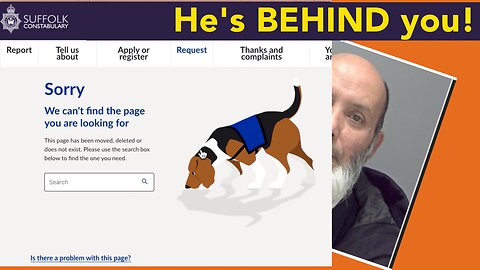 Suffolk Police Website and a Disappearing Imam