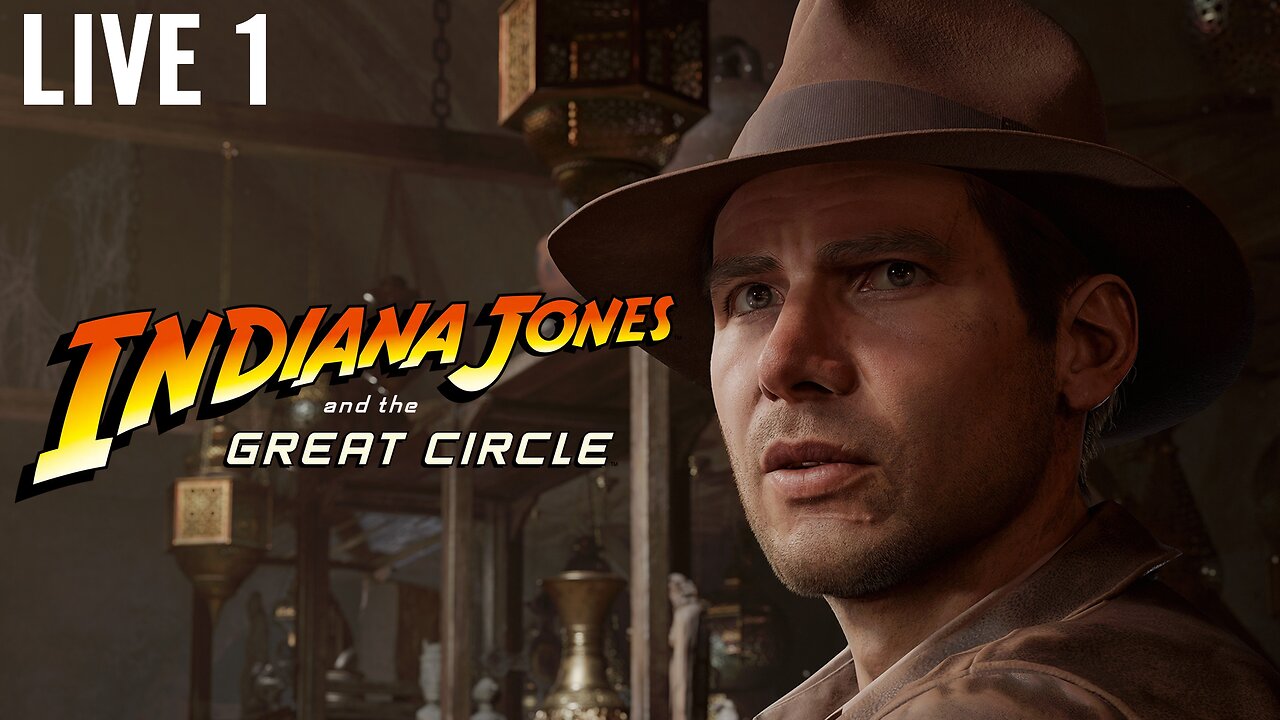 🎬 Indiana Jones and the Great Circle | Full Movie | Action Movie in English (PART 1) — Game Movie