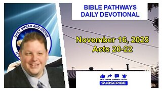 Bible Pathways Daily Devotional Nov 16, 2025