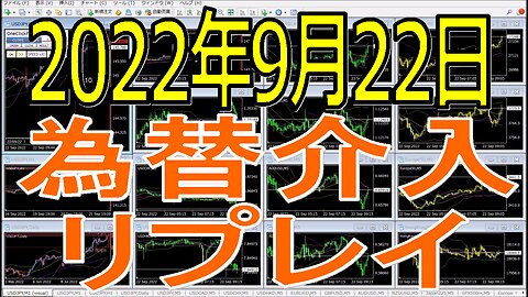 9月22日の為替介入リプレイ