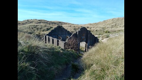 The ruins of the National Explosives Company factory Cornwall England