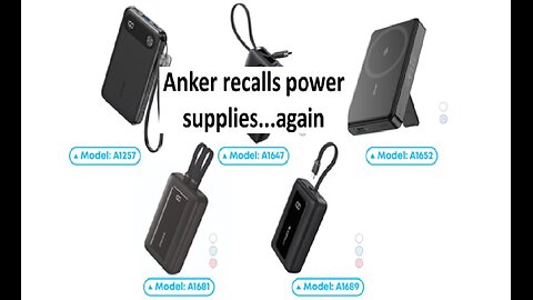 Anker power supply recalled again