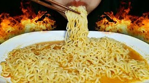 ASMR MUKBANG - SPICY NOODLES | SPICY RAMEN MUKBANG