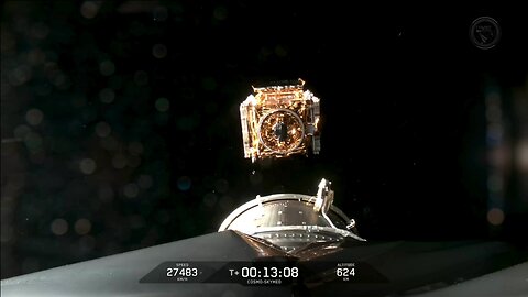 Incredible Space View as SpaceX Deploys COSMO-SkyMed Satellite 🚀➡🛰️Jan. 03, 2026