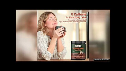 Alliwise 10 in 1 Mushroom Coffee Powder|Premium Coffee with Lion's Mane Cordyceps Review