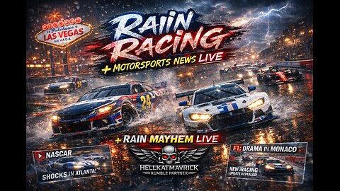🏁🌧 IRACING ROAD RACING RAIN MAYHEM: WET TRACKS + MOTORSPORTS NEWS LIVE! RUMBLEWALLET ACTIVE!! 🔥🚗