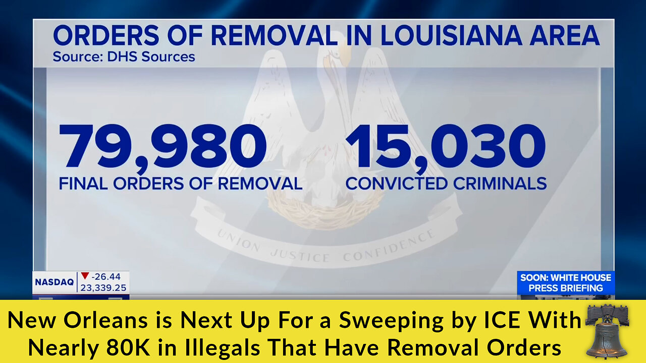 New Orleans is Next Up For a Sweeping by ICE With Nearly 80K in Illegals That Have Removal Orders