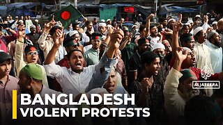 Anger in Bangladesh: Violent protests after the death of a student leader