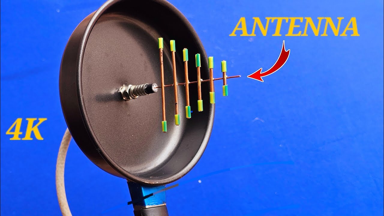 Turn a frying pan into the most powerful TV antenna