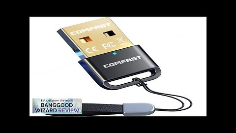 COMFAST CF-B03 USB bluetooth 5.1 Adapter Free Driver 2 in 1 bluetooth Review