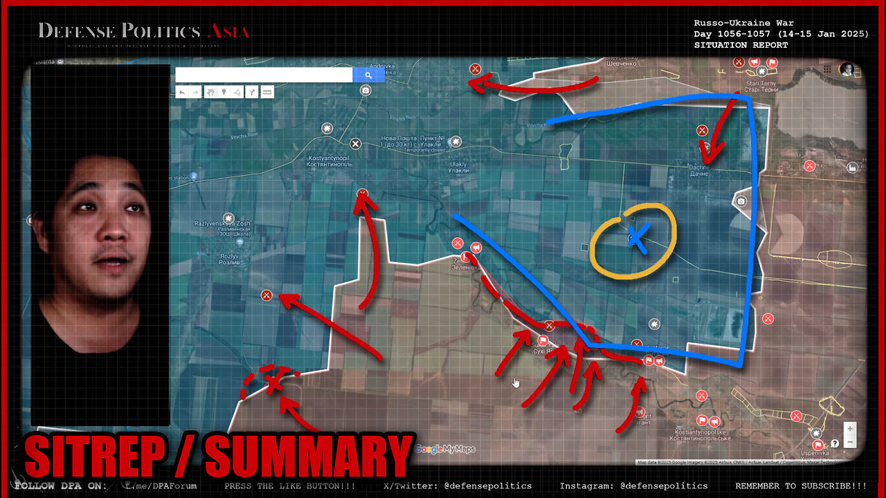 [ Ukraine SITREP Day 1056-1057 ] NESKUCHNE FALLEN; Pokrovsk left flank exposed; New RF offensives?