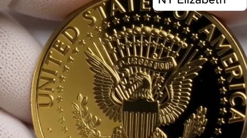 Gold Kennedy Half Dollar coin