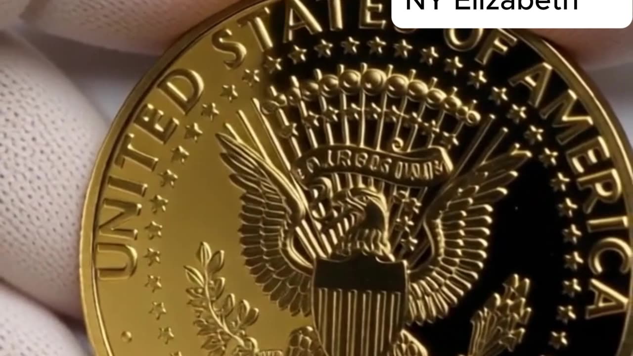 Gold Kennedy Half Dollar coin