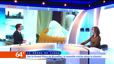 Sur La Grand-Place De Bruxelles, La Nouvelle Crèche De Noël Sème La Zizanie !