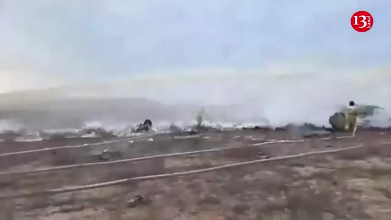 Plane crash moment: Plane flying from Baku to Grozny with 67 passengers on board crashes