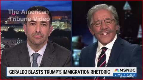 WATCH: Geraldo Rivera Goes on MSNBC, Says He Wants to Punch Trump Cabinet Pick