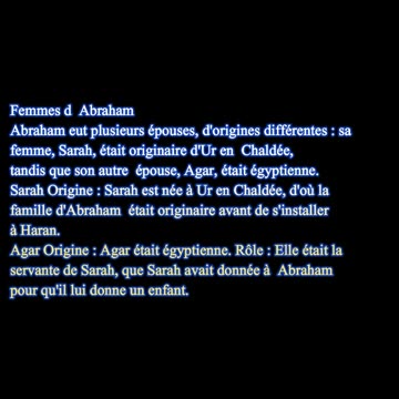 De quel pays vient Abraham ?