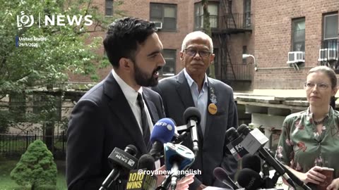 Zohran Mamdani reacts to Eric Adams