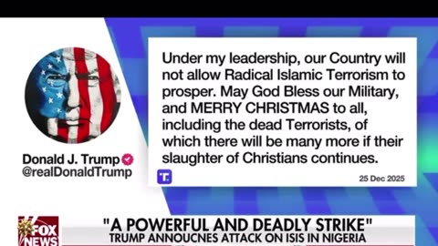 Merry Christmas… and a Military Strike? Trump’s Statement Goes Vira