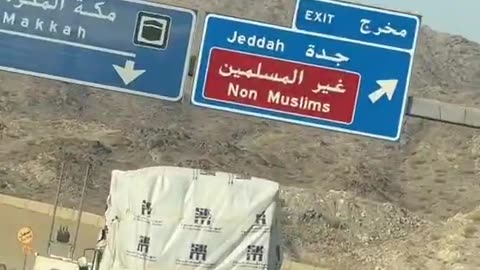 This is true apartheid. Non-Muslims are banned from Mecca, but Muslims pray in ...