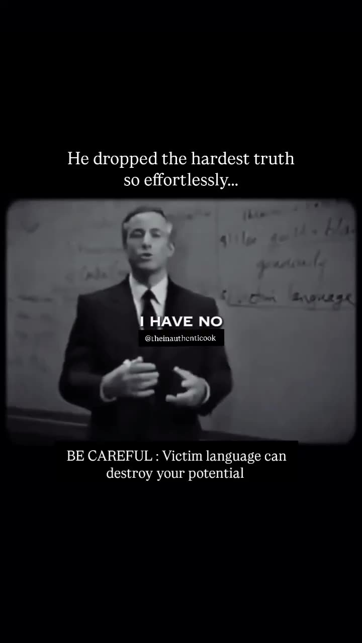 Beware of Victim Language