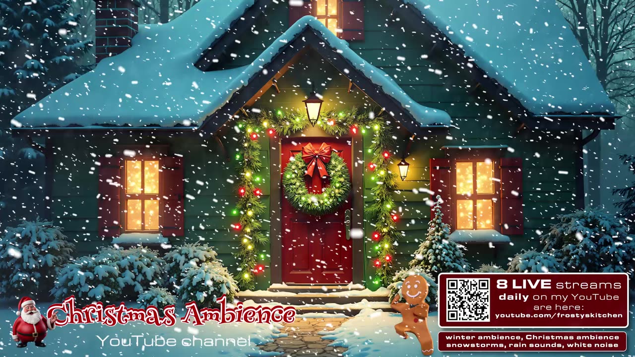 Fall Asleep Fast Christmas Ambience Snowy Scene 118