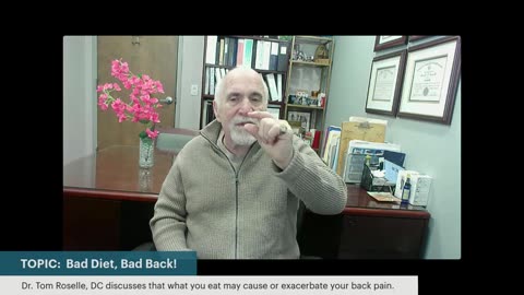 Ageless Health: Bad Diet, Bad Back!