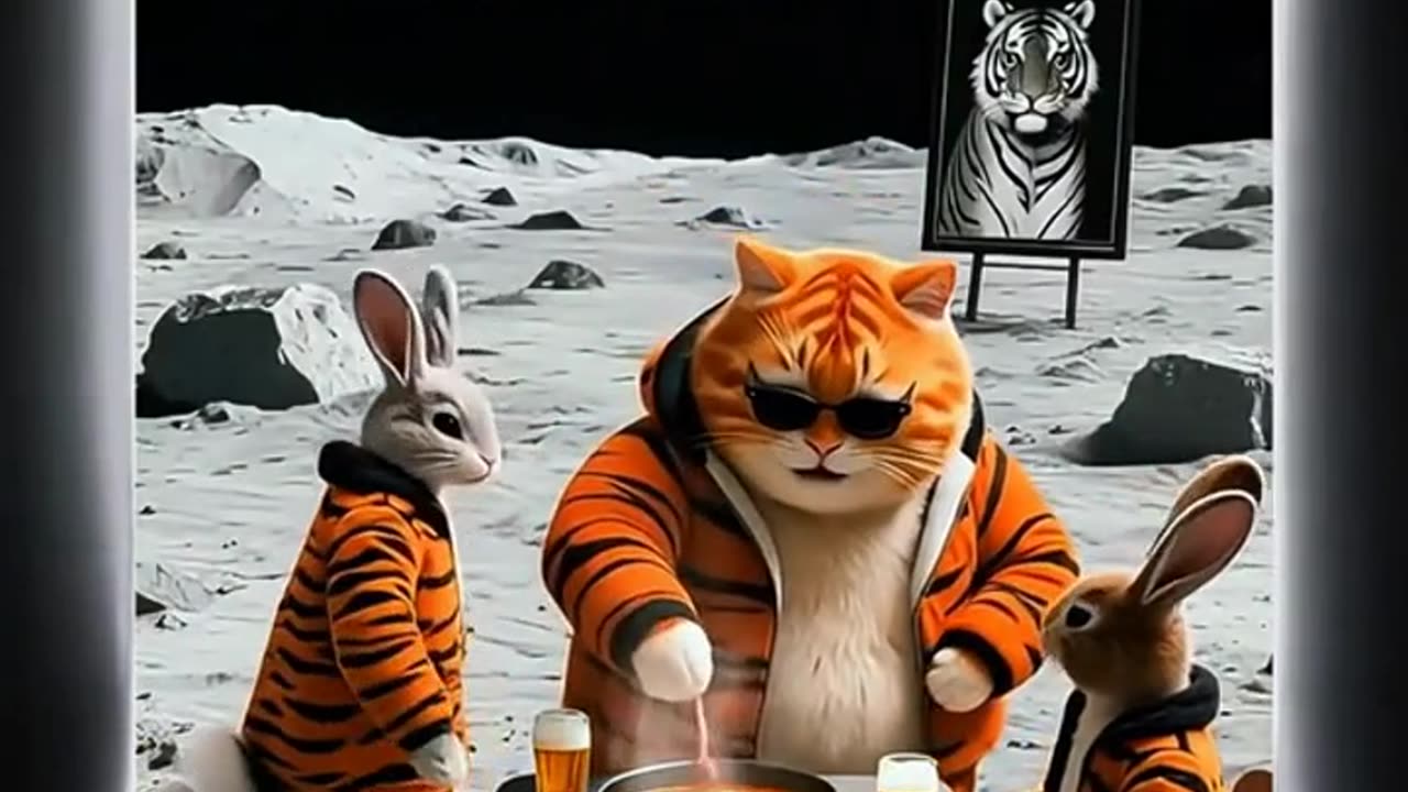 Ai cat and Rabbit story.