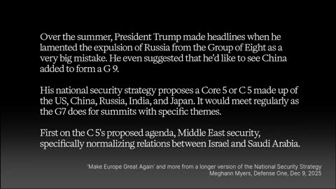 Trump’s National Security Strategy