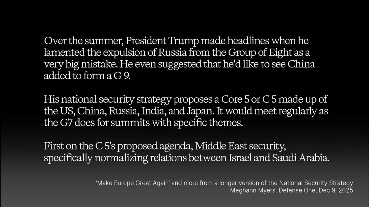 Trump’s National Security Strategy