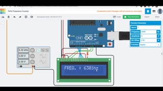 How to make Simple Arduino Frequency Counter #Tinkercad #AeroArduino