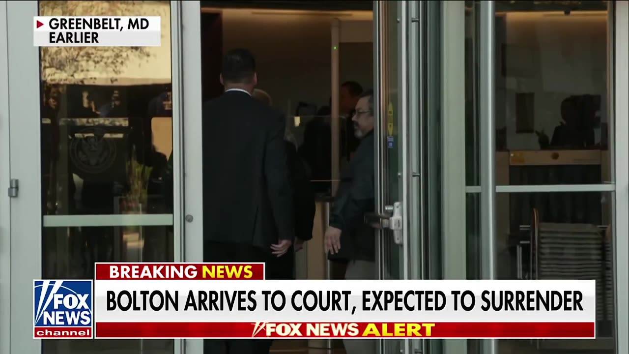 John Bolton just surrendered after being indicted