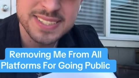 Removing me from all platforms for going public