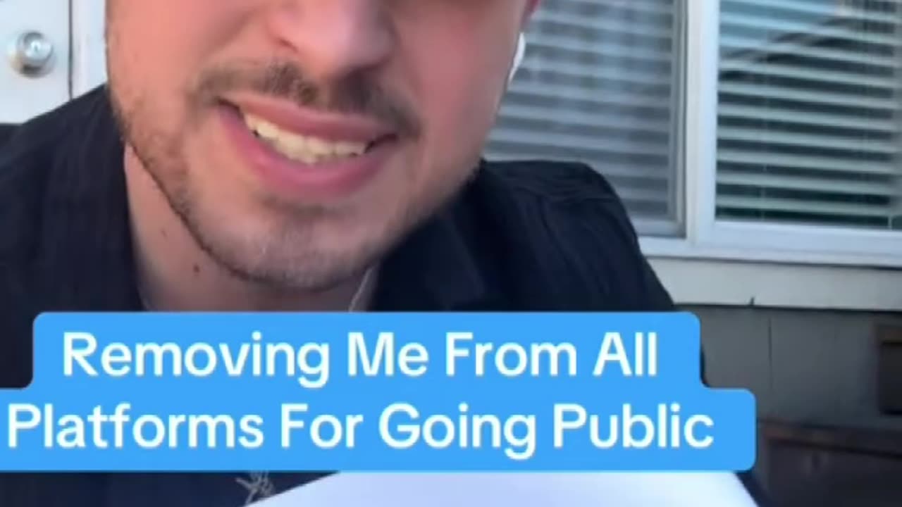 Removing me from all platforms for going public