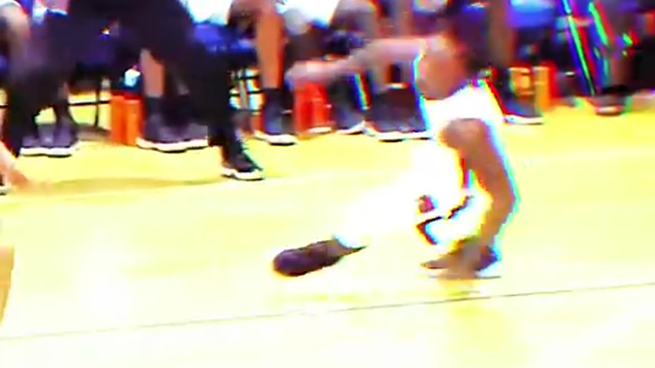 Crazy ankle breaks in basketball