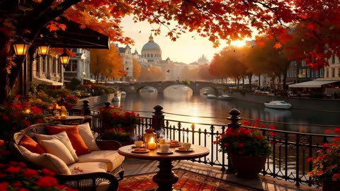 Autumn in Europe: Smooth Jazz for Relaxing, Studying, & Working | Background Music