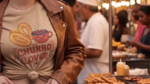 Cozy nights, sweet bites… this churro shirt was made for me! #churrolover #snackqueen