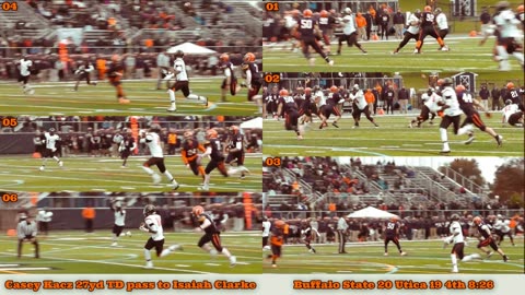 Prototype 342: Buffalo State's Casey Kacz 27yd TD to Isaiah Clarke vs Utica